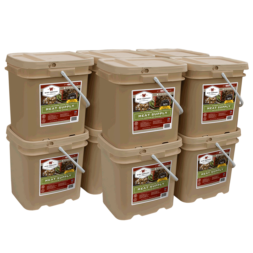 Wise 600 Serving Gourmet Freeze Dried Meat 
