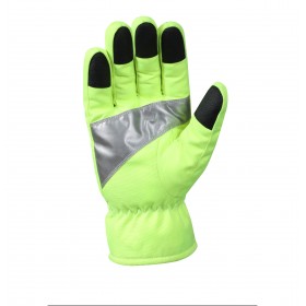 Rothco Safety Green Gloves With Reflective Tape