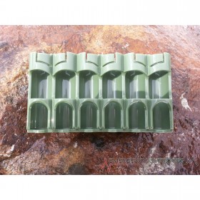 PowerPax 12 AA Battery Caddy Carrier - Military Green