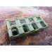 PowerPax SlimLine 9 Volt Battery Caddy Carrier - Military Green