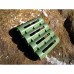 PowerPax SlimLine AA Battery Caddy Carrier - Military Green