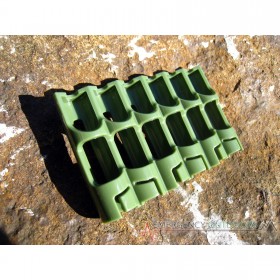 PowerPax SlimLine AAA Battery Caddy Carrier - Military Green
