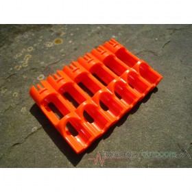 PowerPax SlimLine AAA Battery Caddy Carrier - Orange
