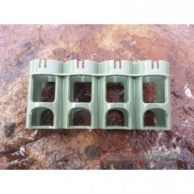 PowerPax SlimLine C4 Battery Caddy Carrier - Military Green