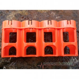 PowerPax SlimLine C4 Battery Caddy Carrier - Orange