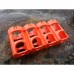 PowerPax SlimLine C4 Battery Caddy Carrier - Orange