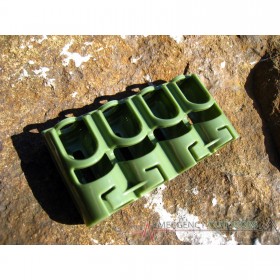 PowerPax SlimLine CR123 Battery Caddy Carrier - Military Green