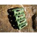 PowerPax SlimLine CR123 Battery Caddy Carrier - Military Green