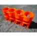 PowerPax SlimLine CR123 Battery Caddy Carrier - Orange