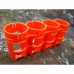PowerPax SlimLine D4 Battery Caddy Carrier - Orange
