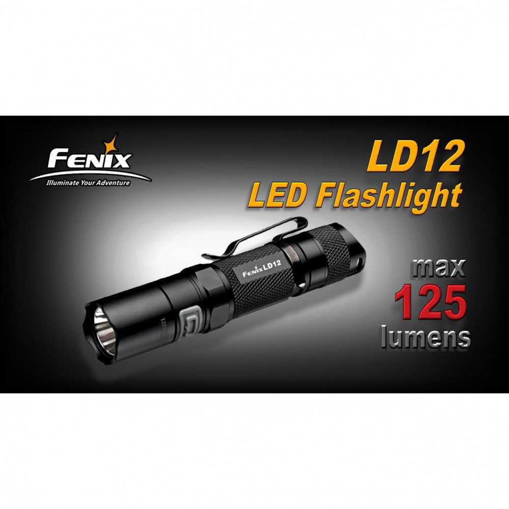 Lampe Torche FENIX LD12 125 lumens puissante randonnée trekking survie