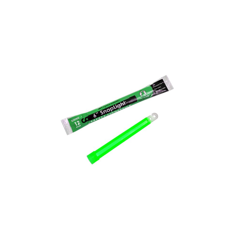 Cyalume SnapLight Industrial Grade Light Sticks 6" 12 Hour - Green