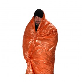 NDuR Emergency Survival Blanket - Orange/Silver