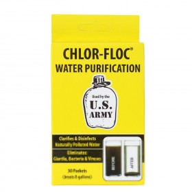 Chlor-Floc Military Water Purification Powder Packets