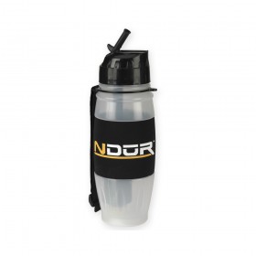 NDuR - 28oz Flip Top Water Filtration Bottle - Clear