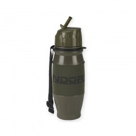 NDuR - 28oz Flip Top Water Filtration Bottle - Olive